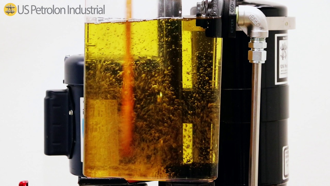 USPI Filter Unit Oil Filtration Demonstration YouTube