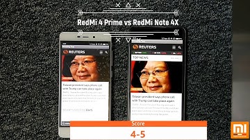 Test Xiaomi : RedMi 4 Prime Vs RedMi Note 4X (MIUI 8 : Battery, Benchmark, Speed...)