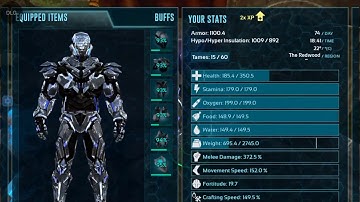 Ark Mobile 2.0: Full TEK Armour... What does it do?...