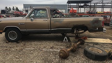 First Generation Cummins Dana 70 Swap