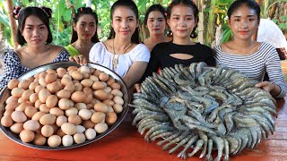 How to cook rice fried with shrimp and egg recipe in my family