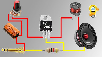 Irf 740 DIY Powerful Amplifier|How to Make Amplifier at Home|Amplifier Using Mosfet Irf 740