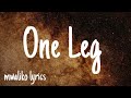Jay Hover - one leg ( lyrics video)