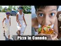    pizza   pizza with dhoti in canada tamil vlog  velbros