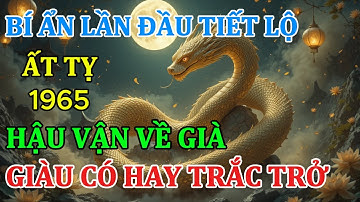 ẤT TỴ 1965 – Hậu Vận Về Già Giàu Có Hay Trắc Trở? BÍ ẨN LẦN ĐẦU ĐƯỢC TIẾT LỘ | Dịch Đạo Quán