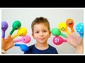 The Hide and Seek Song with Balloons by Kids Learning Songs