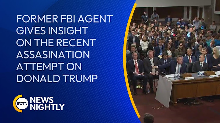 Former FBI Agent Gives Insight on the Recent Assassination Attempt on Donald Trump | EWTN News Night