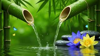 Harmonious Piano and Bamboo Fountain Flow – Soothing Melodies for Calm Meditation