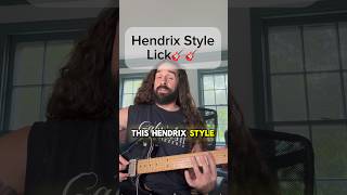 Hendrix Style Lick Guitar Lesson