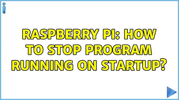 Raspberry Pi: How to stop program running on startup? (4 Solutions!!)