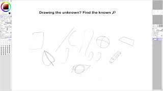 Drawing the unknown? Find the known!