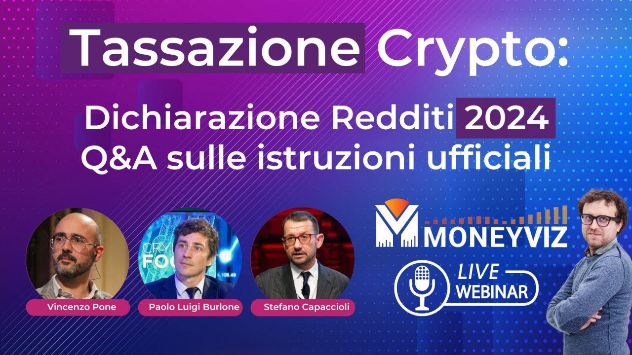 #tasse #crypto e Dichiarazione Redditi 2024: Q&A con gli esperti sulle  istruzioni ufficiali