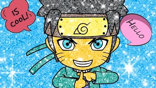 Coloring pages with Naruto | Coloring book anime boy Naruto Wealth