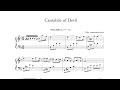 楽譜付きピアノ ダークで切ないホラーピアノ Cantabile of Devil