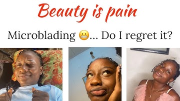 Microblading eyebrows | Do i regret it ? | Maintenance Vlog | What Nobody tells you | I cried 😭