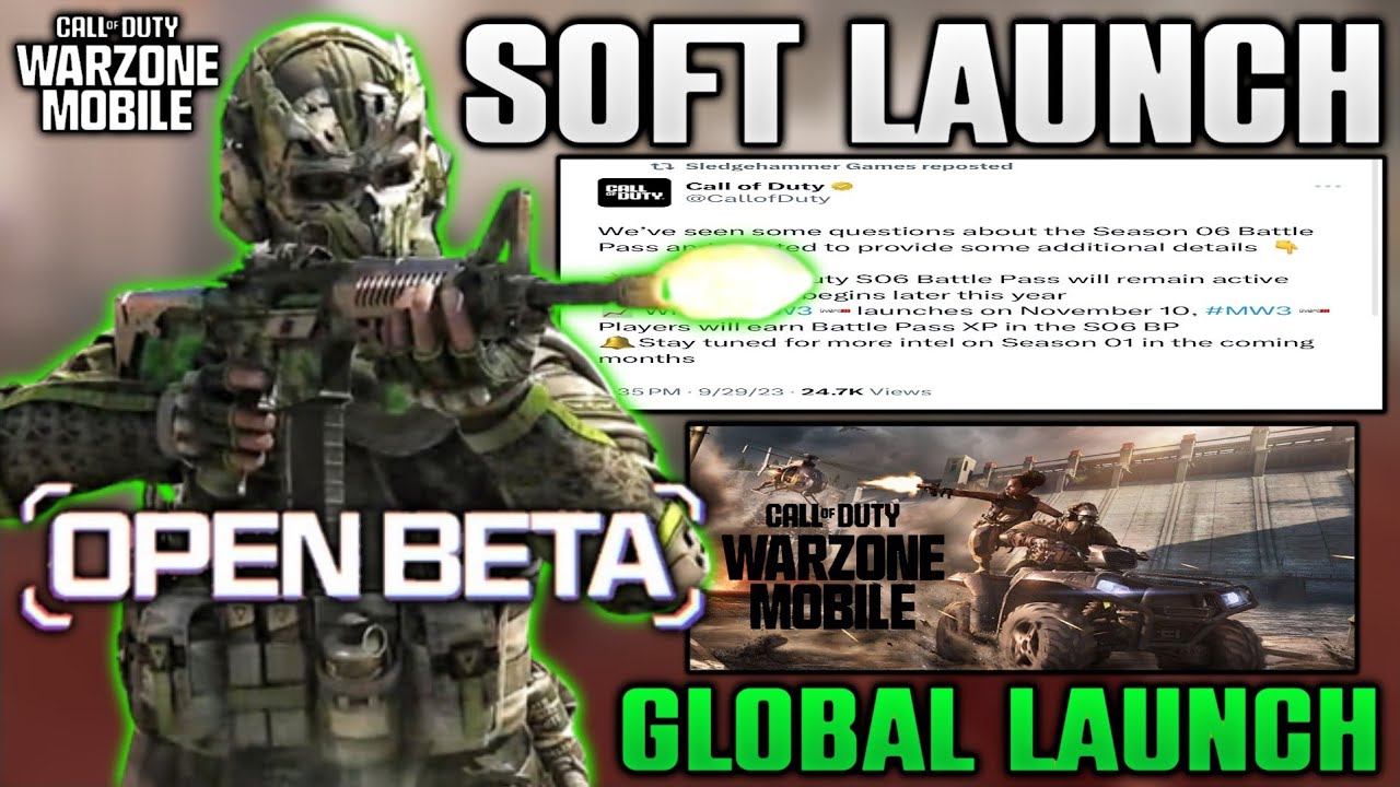 COD Warzone Mobile's Limited Release is now available in Australia, Chile,  Sweden, and Norway