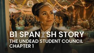 Learn Spanish Comprehensible Input B1 Comedy Story The Undead Student Council Chapter 1