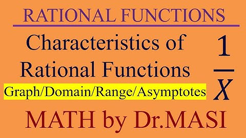 Function 1/x, Characteristics of Reciprocal Function