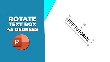 How to rotate a text box 45 degrees in PowerPoint