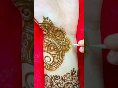 Beautiful mehndi design #trendingmehandi #hennadesignsforbeginnersstepbystep