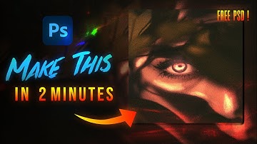 Make a Abstract Cover Art in 2 Minutes ! | Photoshop Tutorial 2022