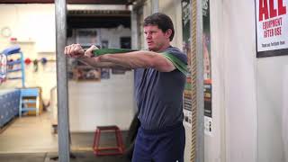 Chest Press w. Power band ISOMETRIC