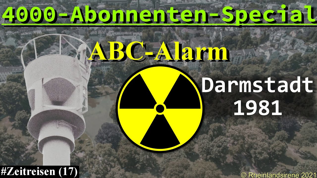 ABC-Alarm Kalter Krieg (1981) | Rickmers-Werft-HLS & E57-Sirenen | Probealarm BRD | #Zeitreisen [17]