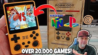 This Handheld Plays It ALL! But It Is Kind Of Goofy Looking! Powkiddy RGB20SX Review!
