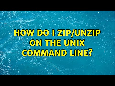 Unix & Linux: How do I zip/unzip on the unix command line? (9 Solutions!!) hqdefault