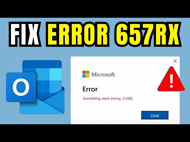How To Fix Microsoft Error Code 657rx (Easy Guide) - YouTube