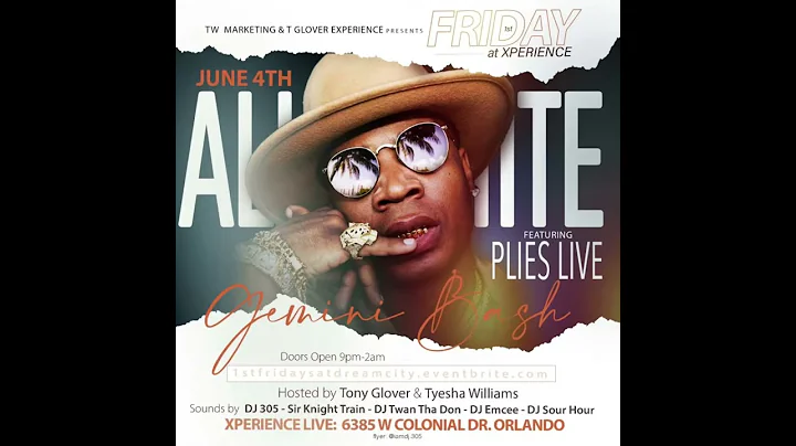 1st Friday @ Xperience LIVE Featuring Plies Promo