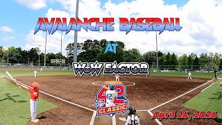 Avalanche Baseball 9U Sullivan at WoW Factor 9U - 04/26/26 - Training Legends 42 Classic - Game 4 News
