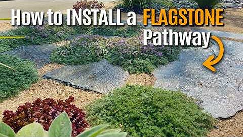 How To Install A Flagstone Pathway  | DIY Landscaping