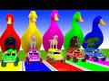 Long Slide Game With Cow Elephant Gorilla Hippopotamus Tiger 3d Animal Game Funny 3d Animals