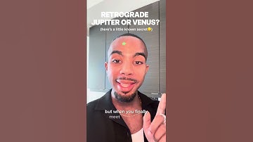 Retrograde Jupiter or Venus? Here