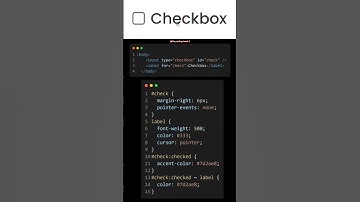 Html & CSS for checkbox✅ #coding #webdevelopment #htmlcoding #programming #webdesign