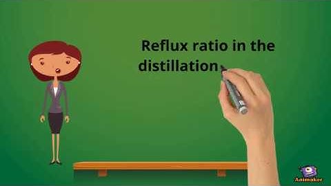Reflux, Reflux ratio, Minimum reflux ratio