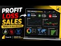 Profit and Loss Sales Power BI Dashboard