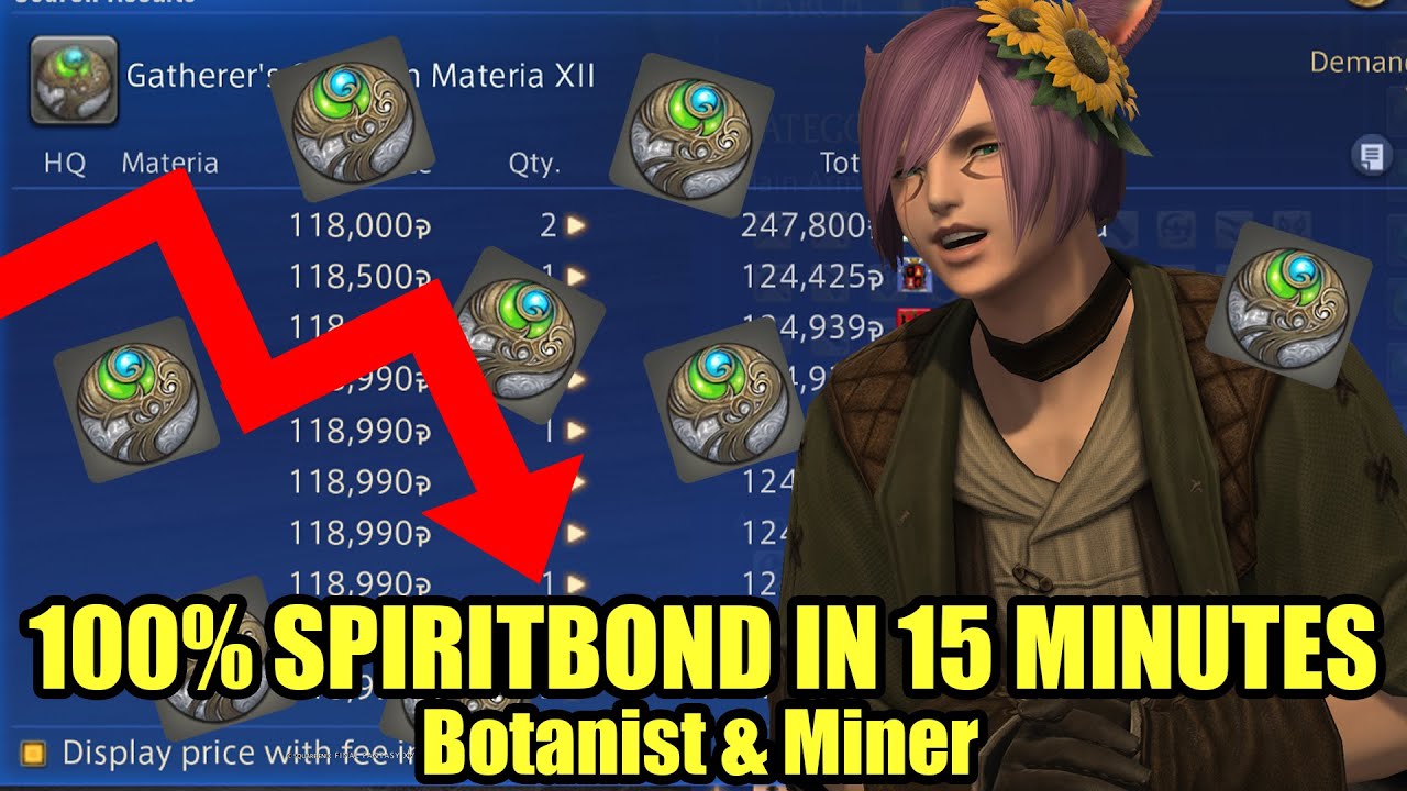 FFXIV 10 DoL materia in 15 minutes in Dawntrail YouTube