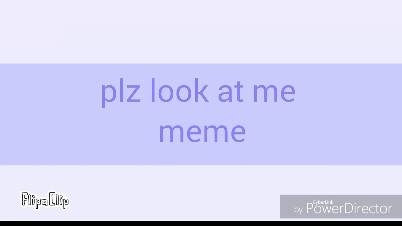 [Dv] Plz look at me [meme] colab