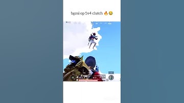 bgmi op 1v4 clutch 🔥😂 #bgmi #bgmishorts #ajaxgaming47 #funny #shorts