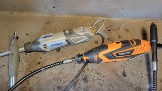 Cheap Rotary tools from Amazon and my true opinion compared to Dremel. Flex shafts.