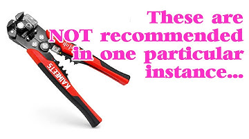 A short, honest review of the Kaiweets Self Adjusting Wire Stripper