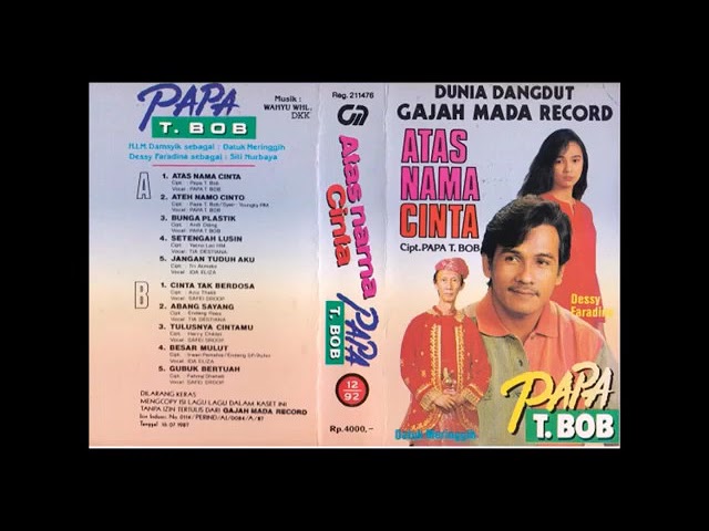 ATAS NAMA CINTA by Papa T Bob. Full Single Album Dangdut Original. class=