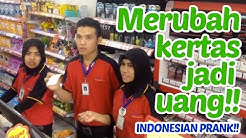 PRANK MERUBAH KERTAS JADI UANG!! - Durasi: 3.38. 