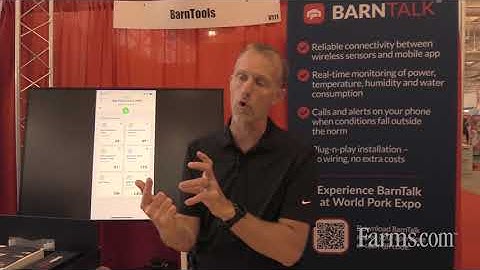 New technology in the barn to improve animal health and productivity.