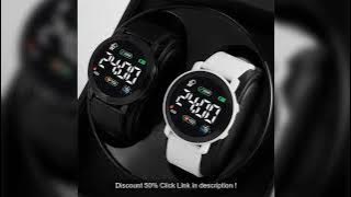 Couple Watches LED Digital Watch for Men Women Sports Army Military Silicone Watch Electronic Clock