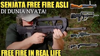 SENJATA FREE FIRE DI DUNIA NYATA! freefirebattlegrounds