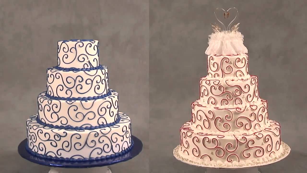 Wedding Cake Designs Blue Wedding Cakes -- Bursts Of ...