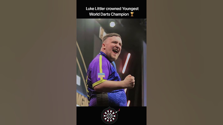 Luke Littler crowned 👑 YOUNGER World Darts Champions 🏆.
